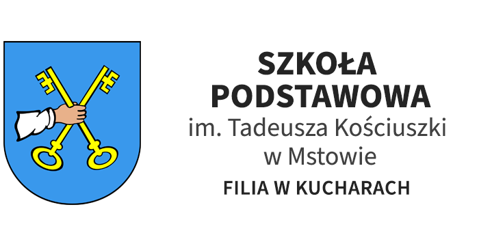 Logo Szkoły Podstawowej im.Tadeusza Kościuszki w Mstowie Filia w Kucharach